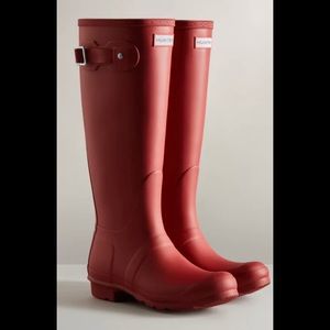 Hunter Rain Boots Red Size 5 New